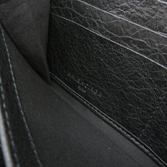 BALENCIAGA Long Wallet Continental Leather Black - Picture 7 of 7